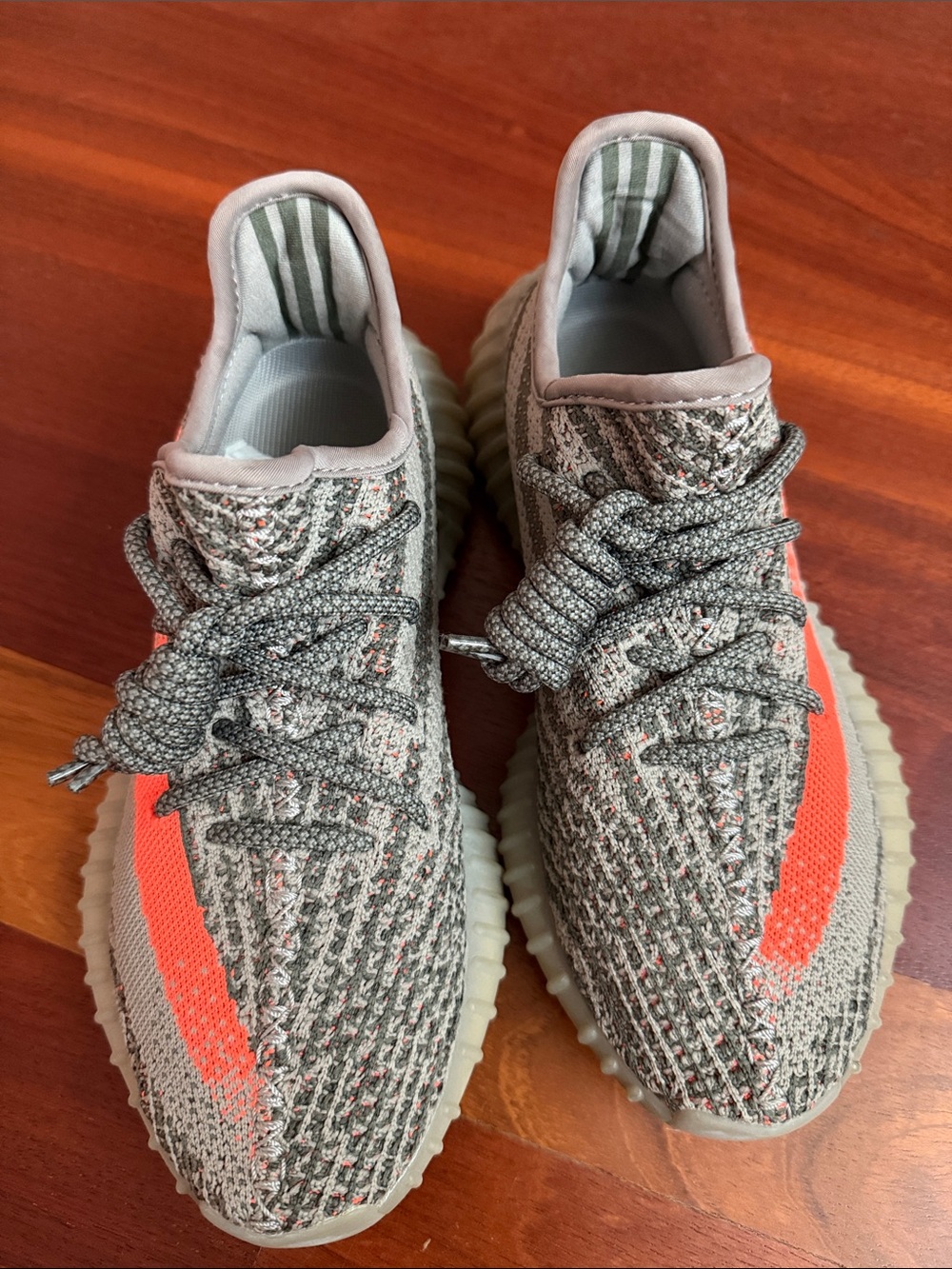 Yeezy Boost 350 V2 Clay/Orange Stripe Sneakers